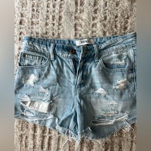 Pistola high rise jean shorts size 25